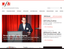 Tablet Screenshot of gfm.ch